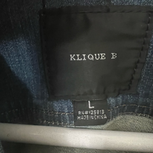 Klique B Denim Jacket - Picture 2 of 4